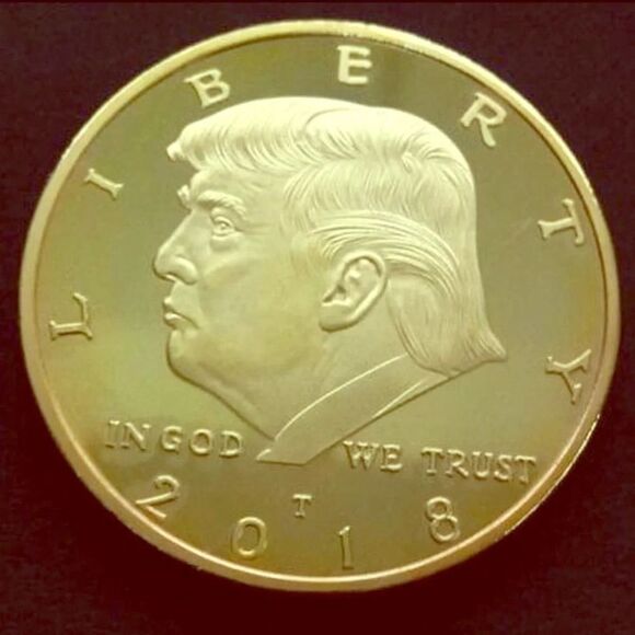 Donald Trump US President Eagle Commemorative Coin - Picture 1 of 4